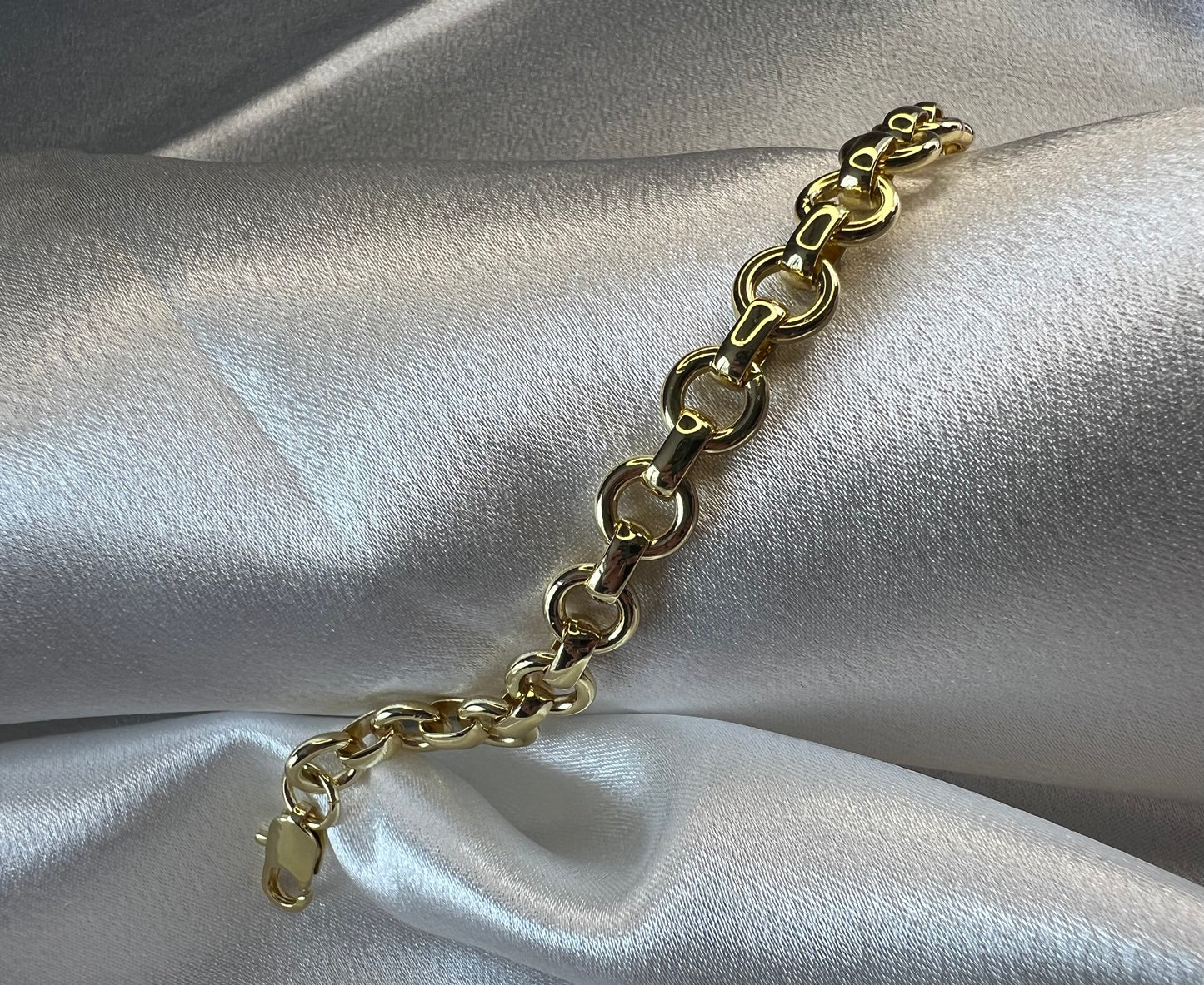 18K Gold Plated Belcher Chain Bracelet – Minimalist Everyday Elegance | Tarnish Resistant