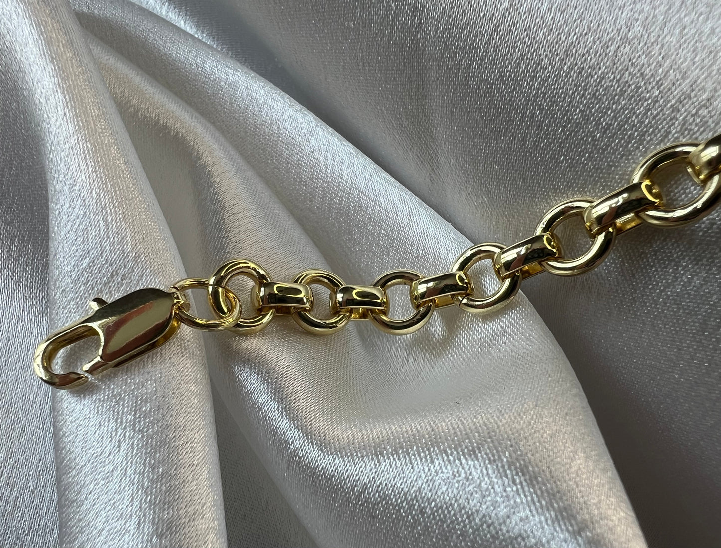 18K Gold Plated Belcher Chain Bracelet – Minimalist Everyday Elegance | Tarnish Resistant