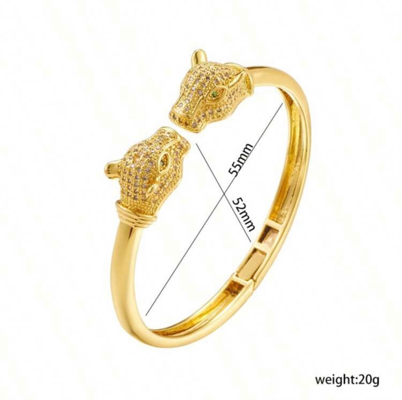 Gold Leopard Head Bracelet – Bold, Luxurious & Fiercely Stylish