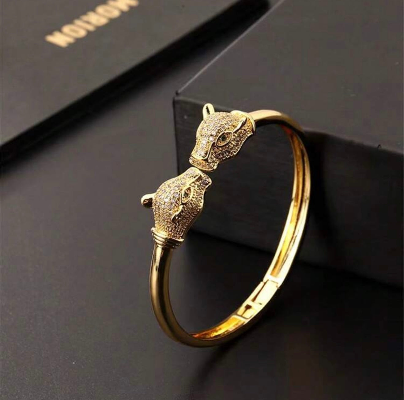 Gold Leopard Head Bracelet – Bold, Luxurious & Fiercely Stylish