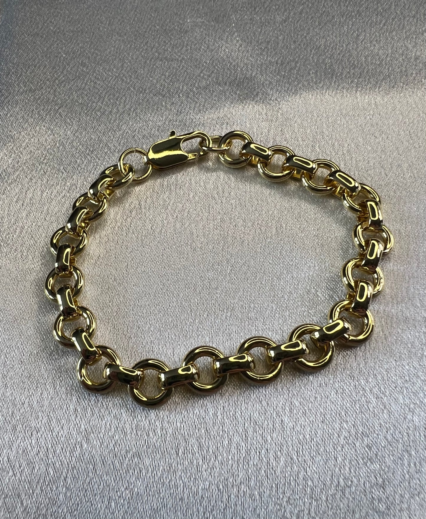 18K Gold Plated Belcher Chain Bracelet – Minimalist Everyday Elegance | Tarnish Resistant