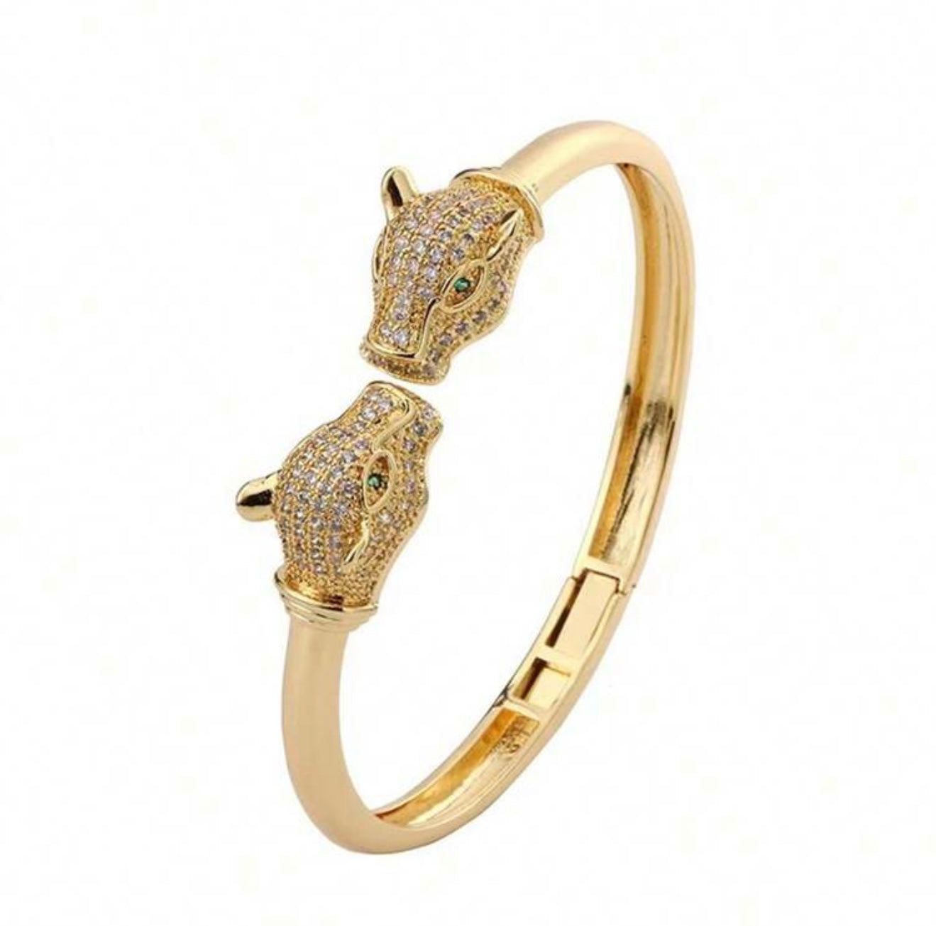 Gold Leopard Head Bracelet – Bold, Luxurious & Fiercely Stylish