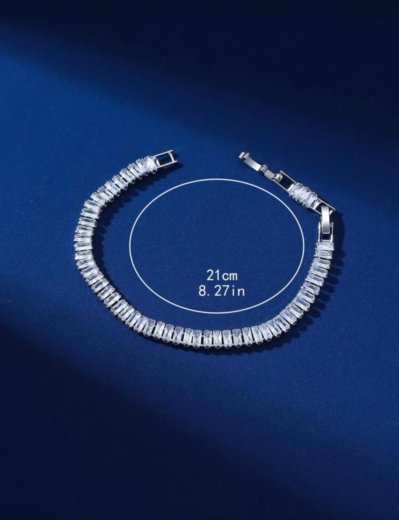 Glamorous Cubic Zirconia Bracelet – Sparkle with Sophisticated Style