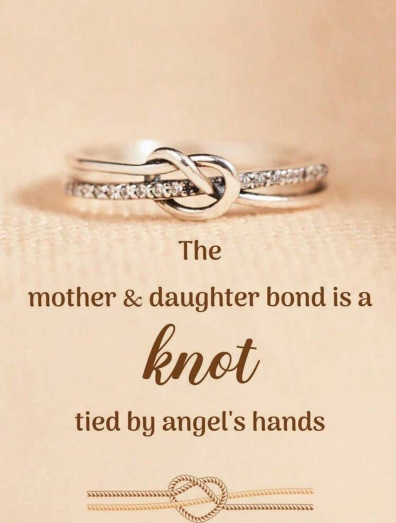 Rose Gold Twist & Knot Cubic Zirconia Ring – Elegant Daily & Party Jewellery